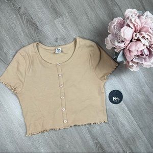 NWT Fct Basics Crop Top XL